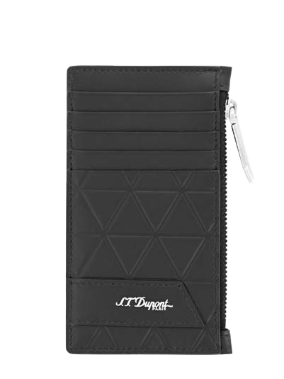 S.T. Dupont Firehead Credit Card Holder & Coin Purse Black