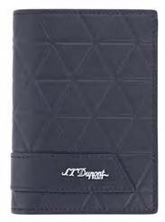 S.T. Dupont Firehead Vertical 2 Credit Card Mini Billfold & Coin Purse Blue 2