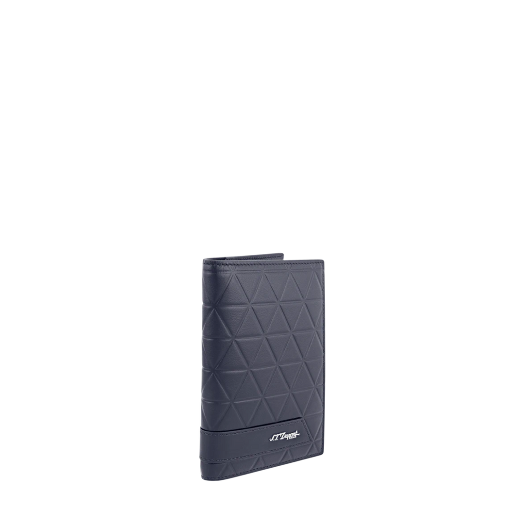 S.T. Dupont Firehead Vertical 4 Credit Cards Mini Billfold Blue 2