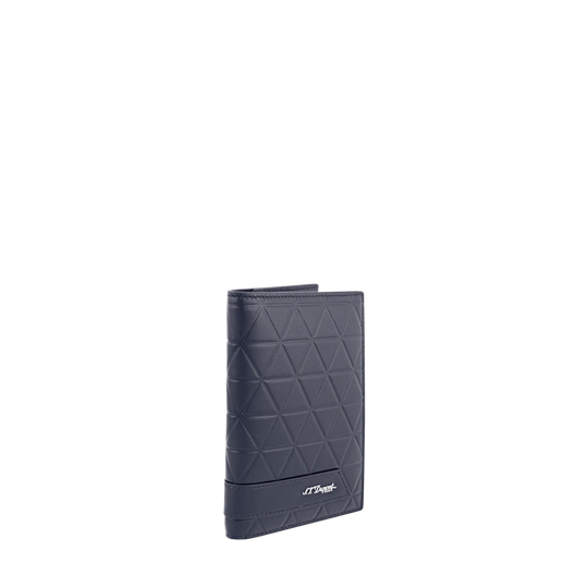 S.T. Dupont Firehead Vertical 4 Credit Cards Mini Billfold Blue 2