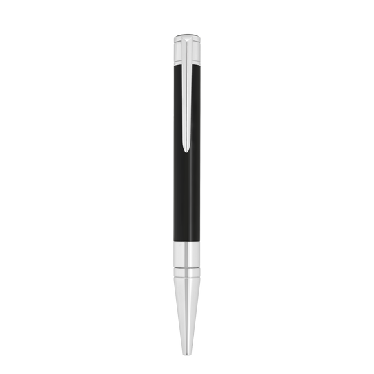 S.T. Dupont Initial Ballpoint Pen Black & Chrome