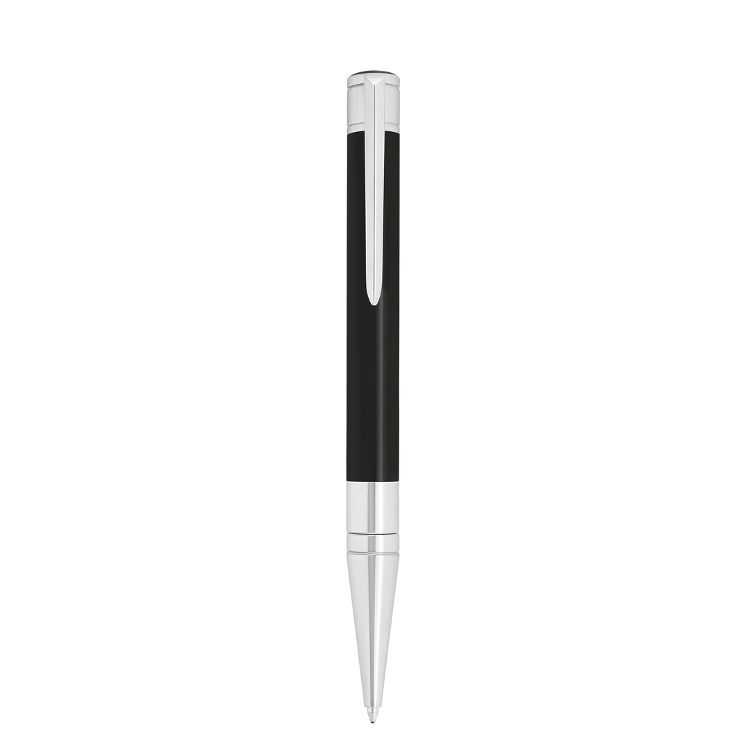 S.T. Dupont Initial Ballpoint Pen Black & Chrome 3