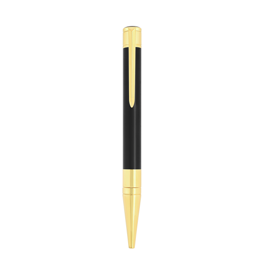 S.T. Dupont Initial Ballpoint Pen Black & Golden