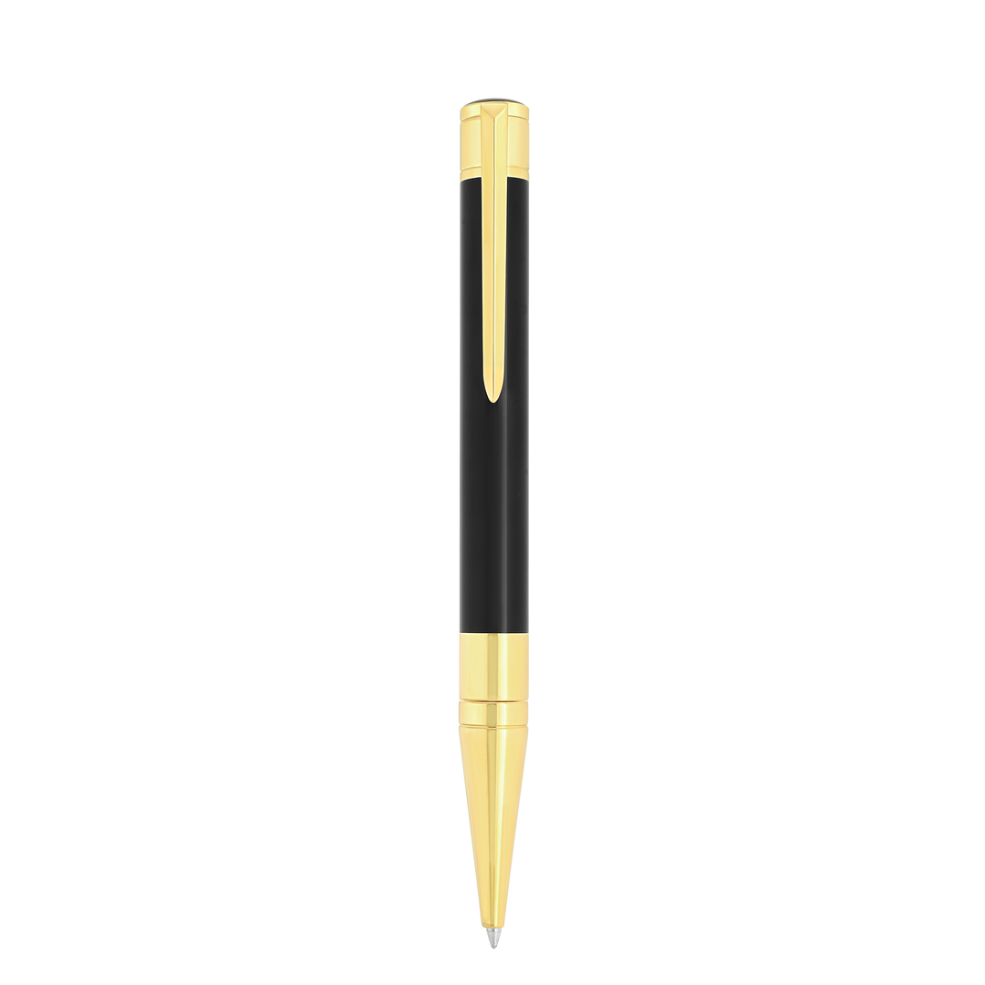 S.T. Dupont Initial Ballpoint Pen Black & Golden 3