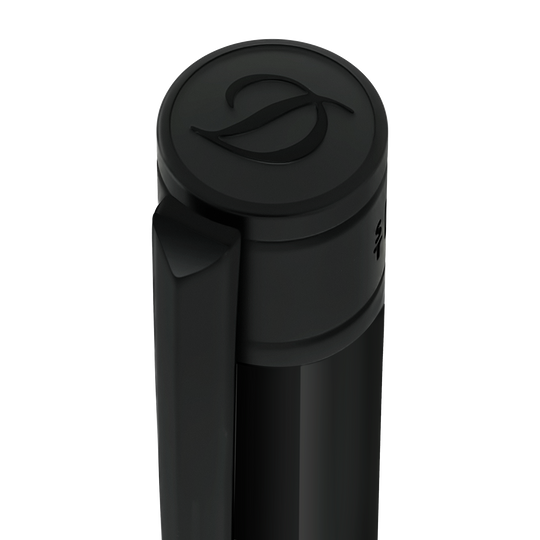 S.T. Dupont Initial Ballpoint Pen Black & Matte Black 4