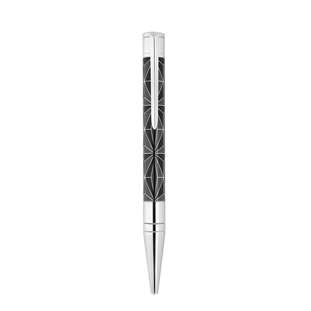 S.T. Dupont Initial Ballpoint Pen X Black & Chrome