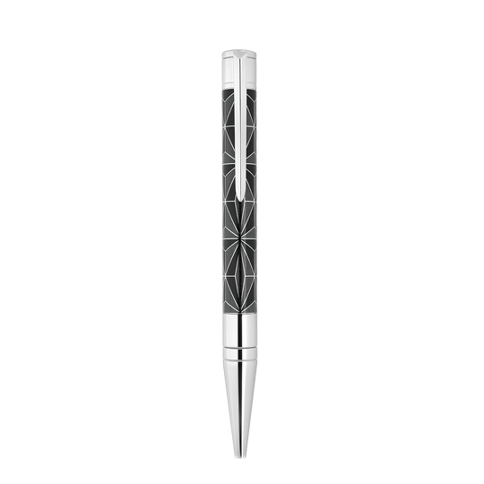 S.T. Dupont Initial Ballpoint Pen X Black & Chrome