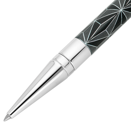 S.T. Dupont Initial Ballpoint Pen X Black & Chrome 2