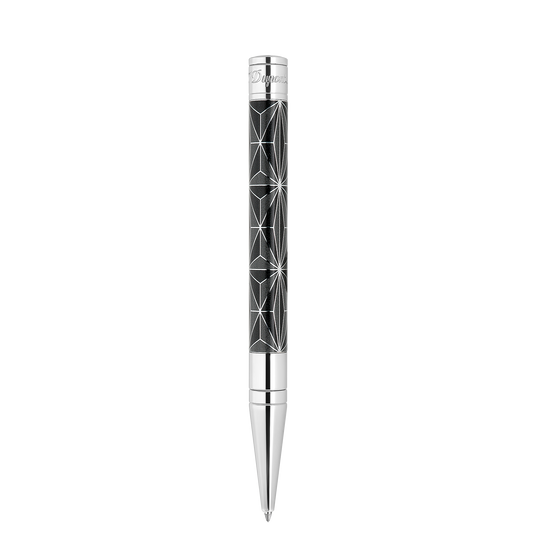 S.T. Dupont Initial Ballpoint Pen X Black & Chrome 4
