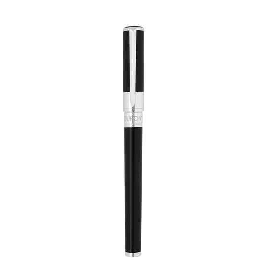 S.T. Dupont Initial Fountain Pen Black & Chrome 270200