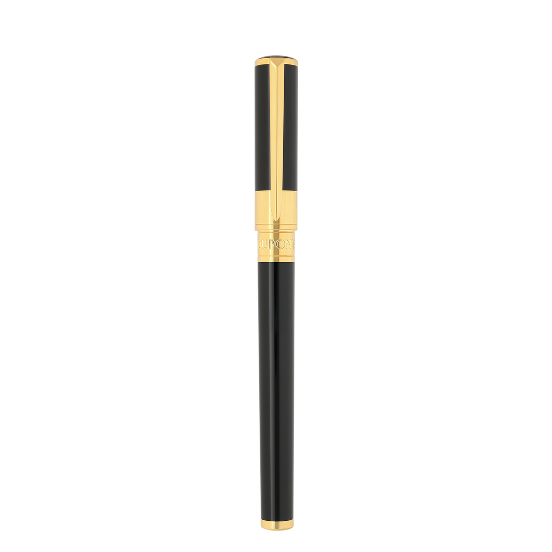 S.T. Dupont Initial Fountain Pen Black & Golden