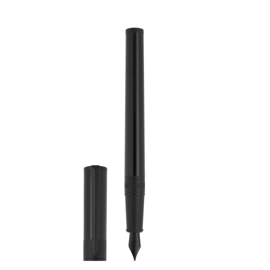 S.T. Dupont Initial Fountain Pen Black & Matte Black 3