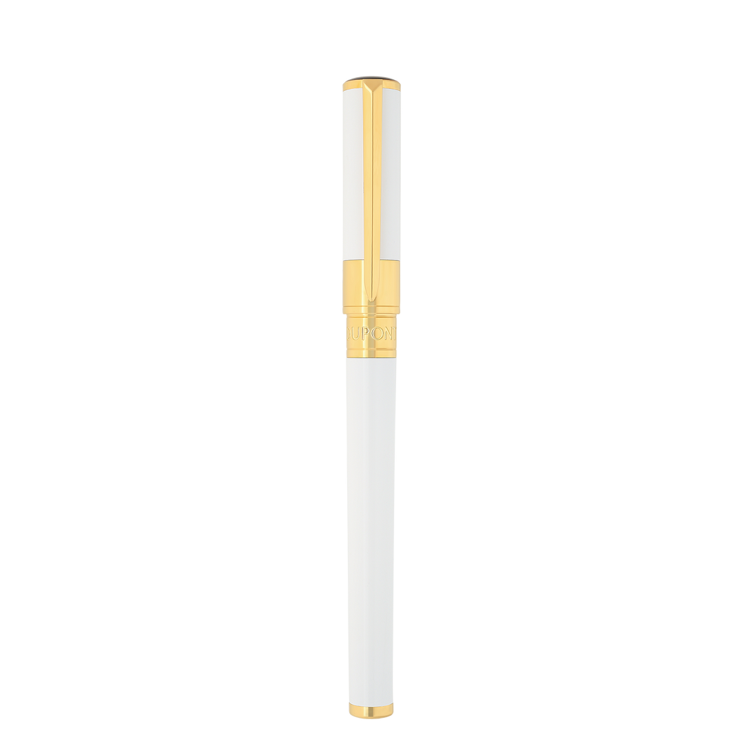S.T. Dupont Initial Fountain Pen White & Golden
