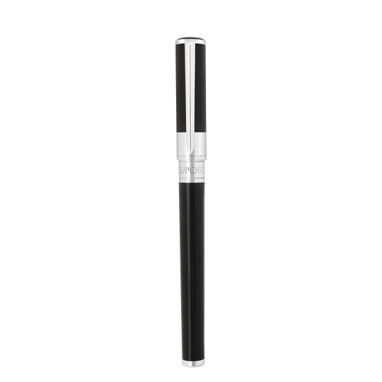 S.T. Dupont Initial Rollerball Black & Chrome 272200