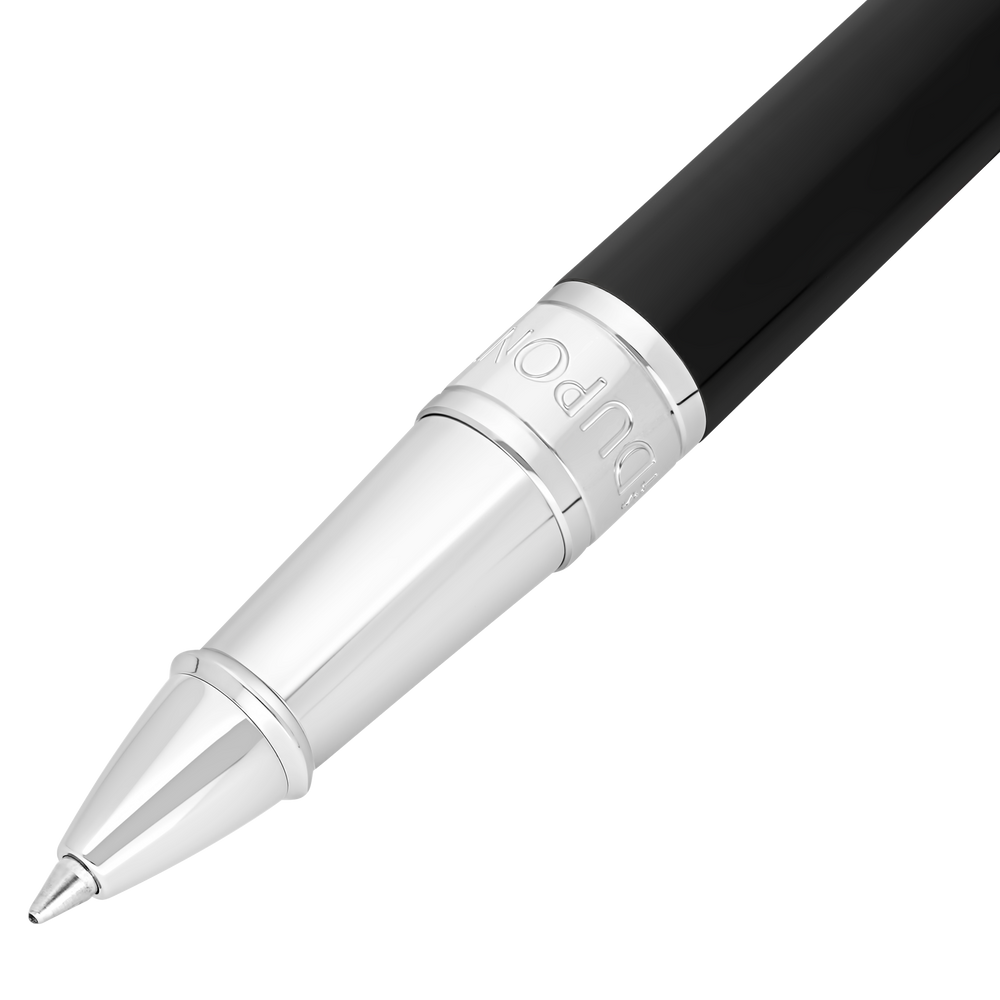 S.T. Dupont Initial Rollerball Black & Chrome 272200 2