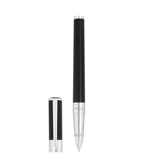S.T. Dupont Initial Rollerball Black & Chrome 272200 3