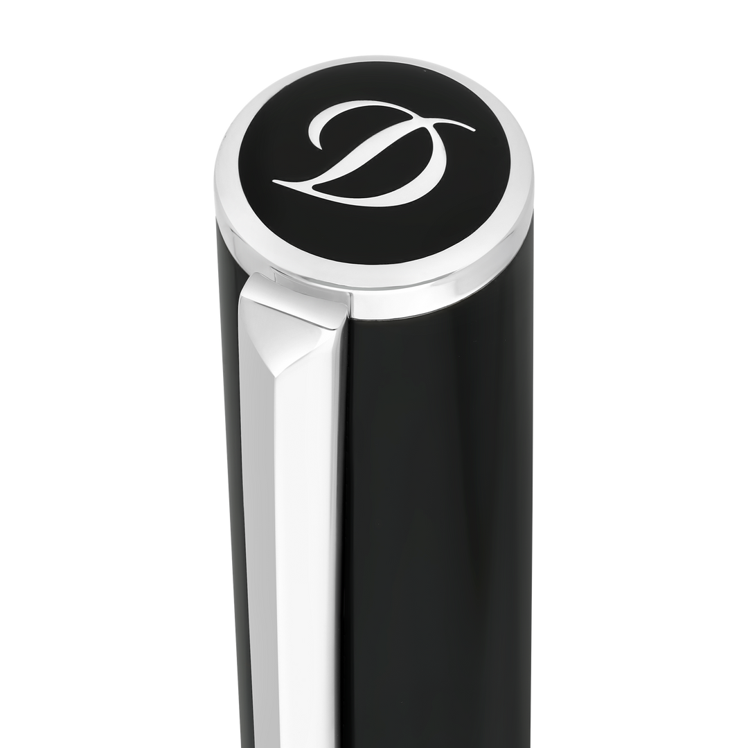 S.T. Dupont Initial Rollerball Black & Chrome 272200 4