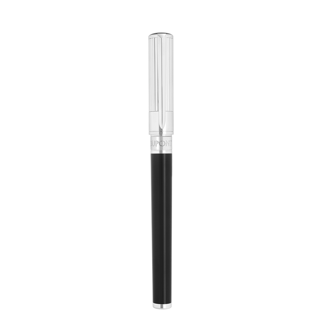 S.T. Dupont Initial Rollerball Black & Chrome 272201