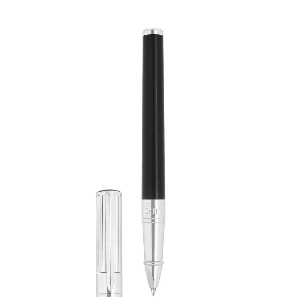 S.T. Dupont Initial Rollerball Black & Chrome 272201 3