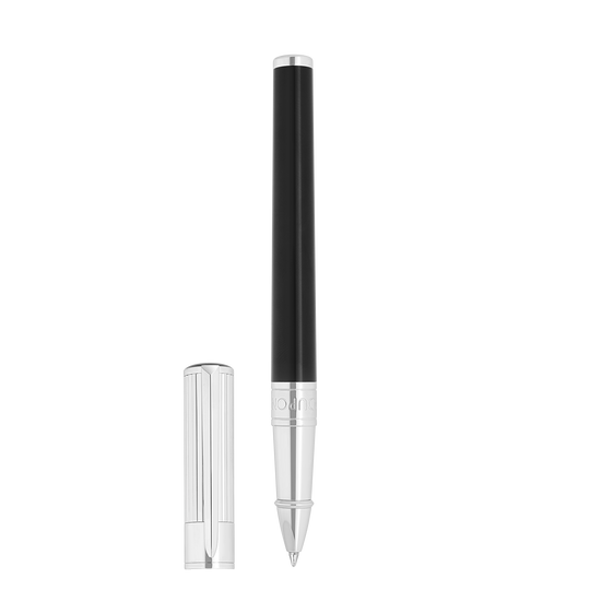 S.T. Dupont Initial Rollerball Black & Chrome 272201 3