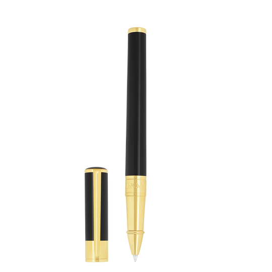 S.T. Dupont Initial Rollerball Black & Golden 3