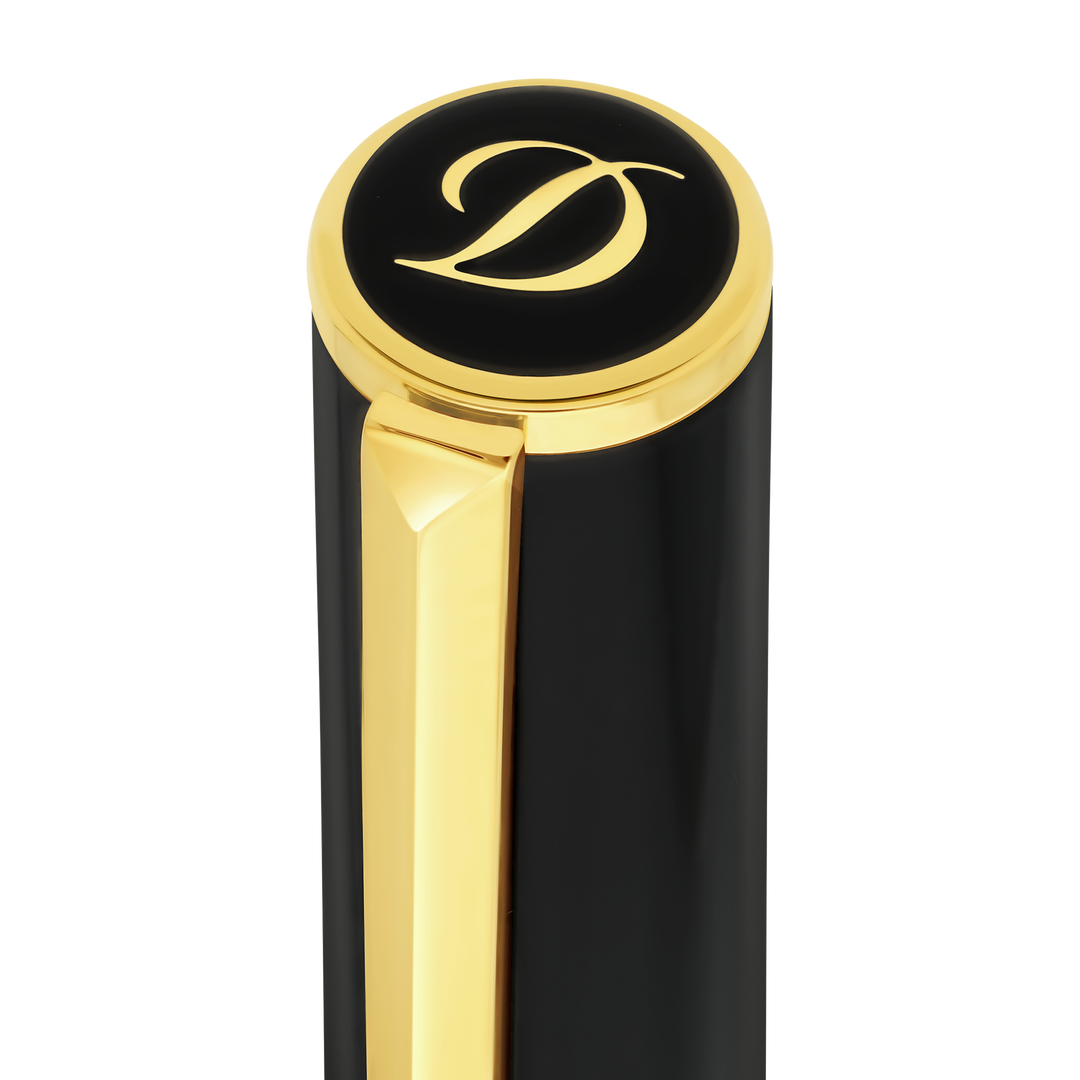 S.T. Dupont Initial Rollerball Black & Golden 4