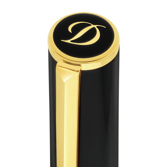 S.T. Dupont Initial Rollerball Black & Golden 4