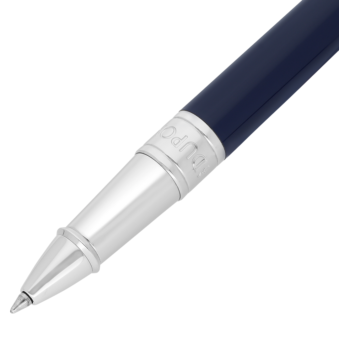 S.T. Dupont Initial Rollerball Blue & Chrome