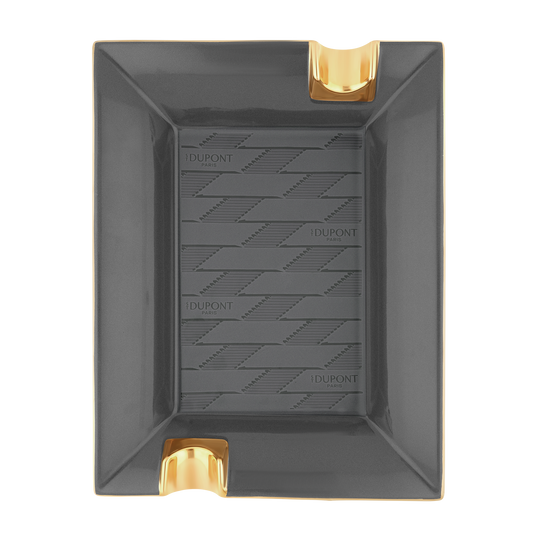 S.T. Dupont Large Ashtray Monogram 1872 Black