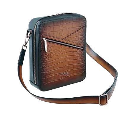 S.T. Dupont Le Grand Atelier Cigar Crossbody Bag Brown Crust