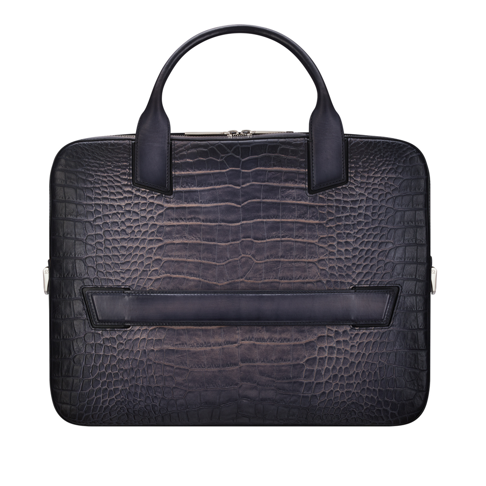 S.T. Dupont Le Grand Atelier Croco Pattern Document Holder Black 2