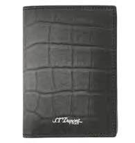 S.T. Dupont Le Grand Atelier Vertical Billfold 4 Credit Cards Black