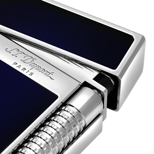 S.T. Dupont Le Grand Ping Blue Palladium Lighter 2