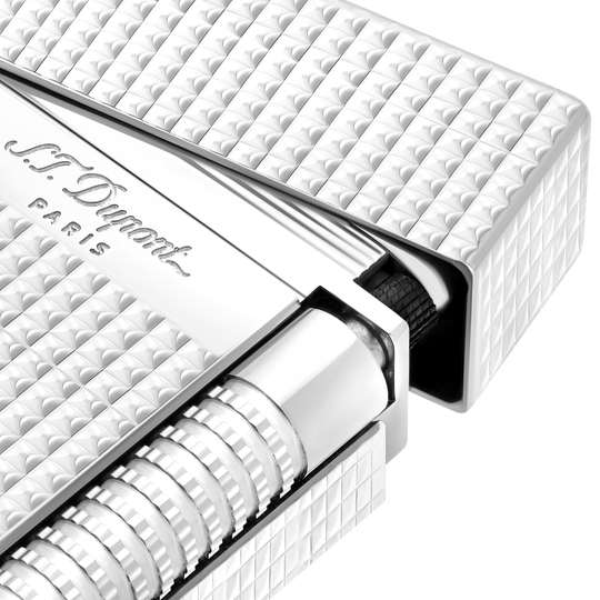 S.T. Dupont Le Grand Ping Diamond Head Palladium Lighter 2