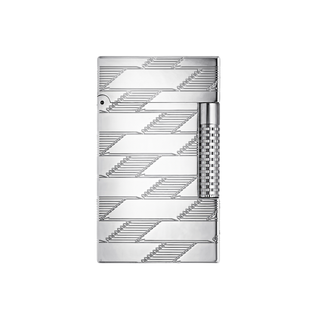 S.T. Dupont Le Grand Ping Monogram 1872 Palladium Lighter
