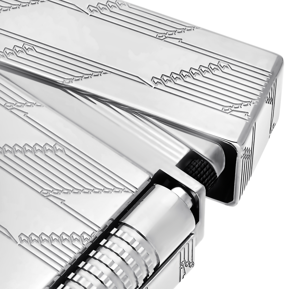 S.T. Dupont Le Grand Ping Monogram 1872 Palladium Lighter 2