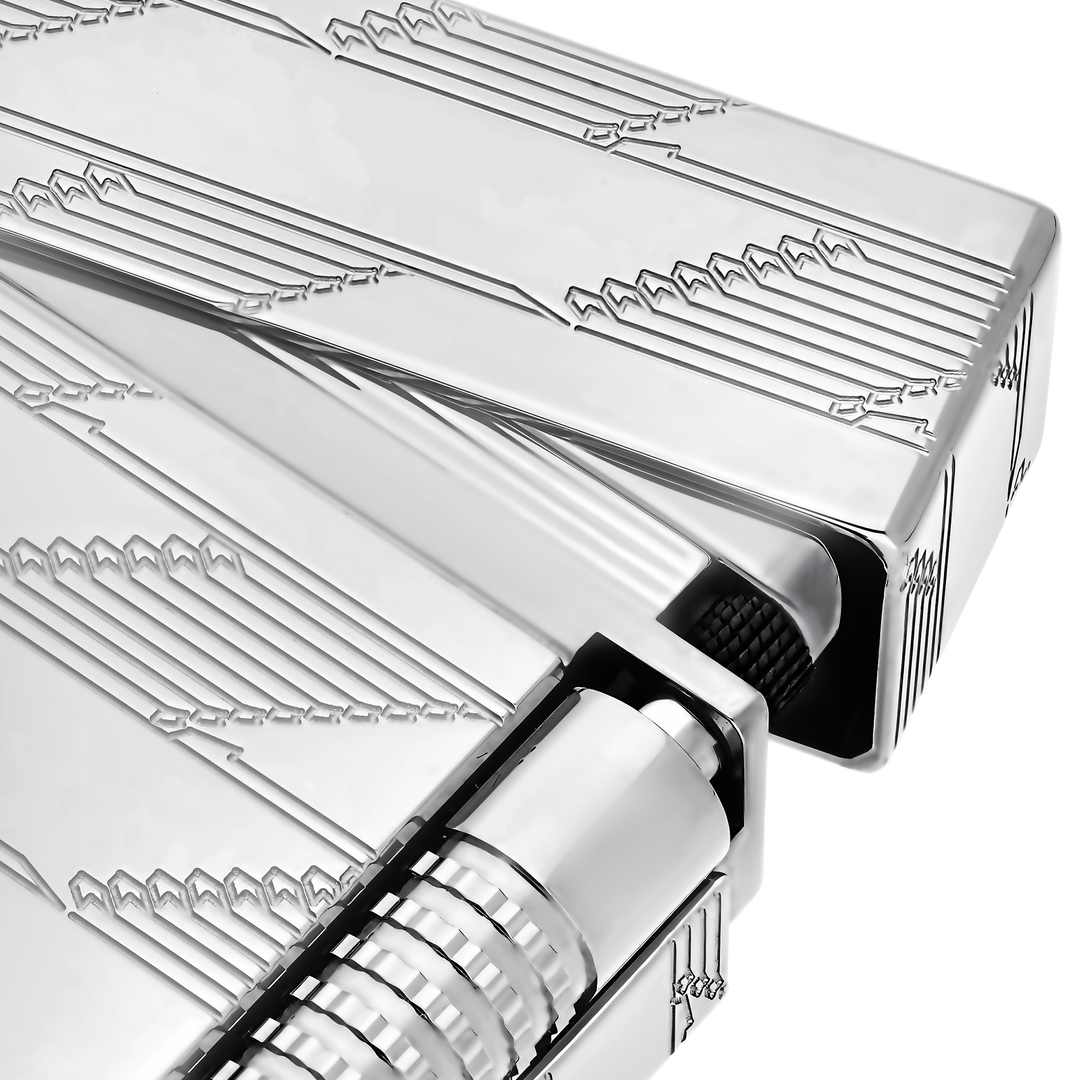 S.T. Dupont Le Grand Ping Monogram 1872 Palladium Lighter 2