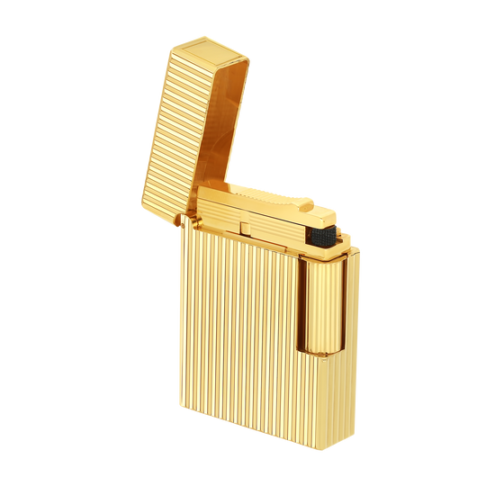 S.T. Dupont Line 1 Vertical Lines Yellow Gold Lighter 3