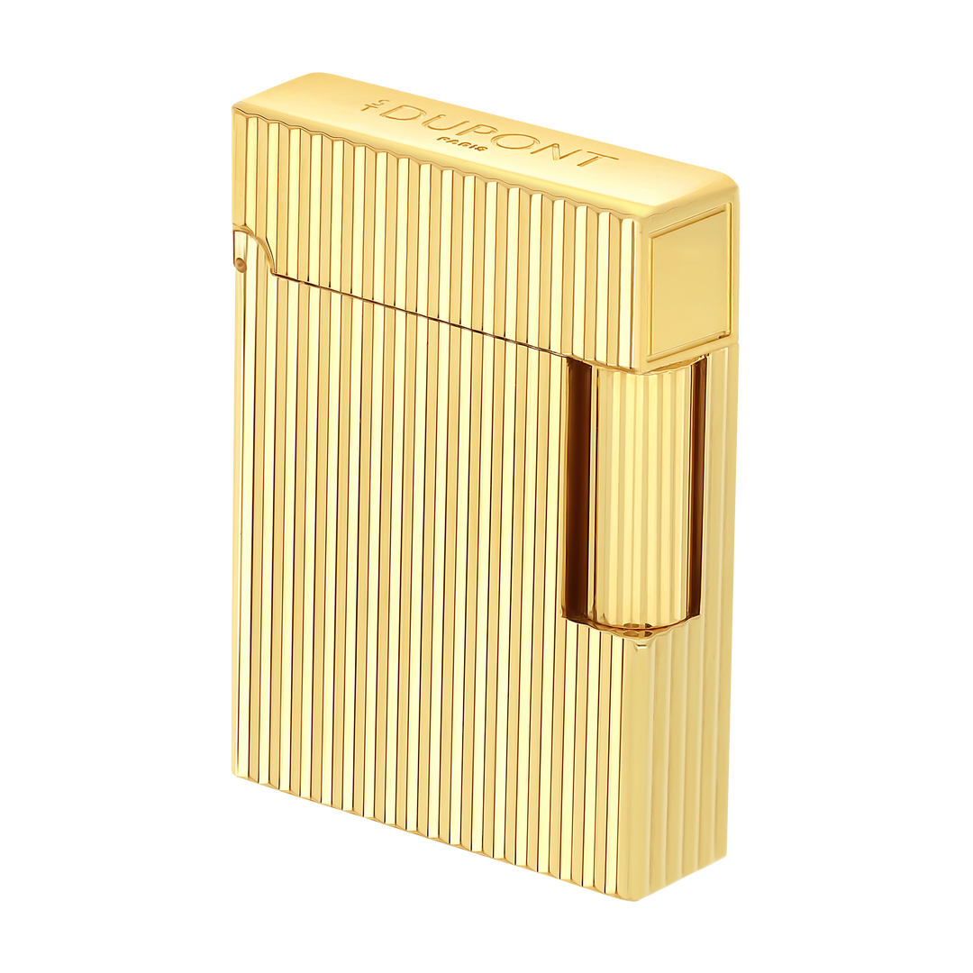S.T. Dupont Line 1 Vertical Lines Yellow Gold Lighter 4