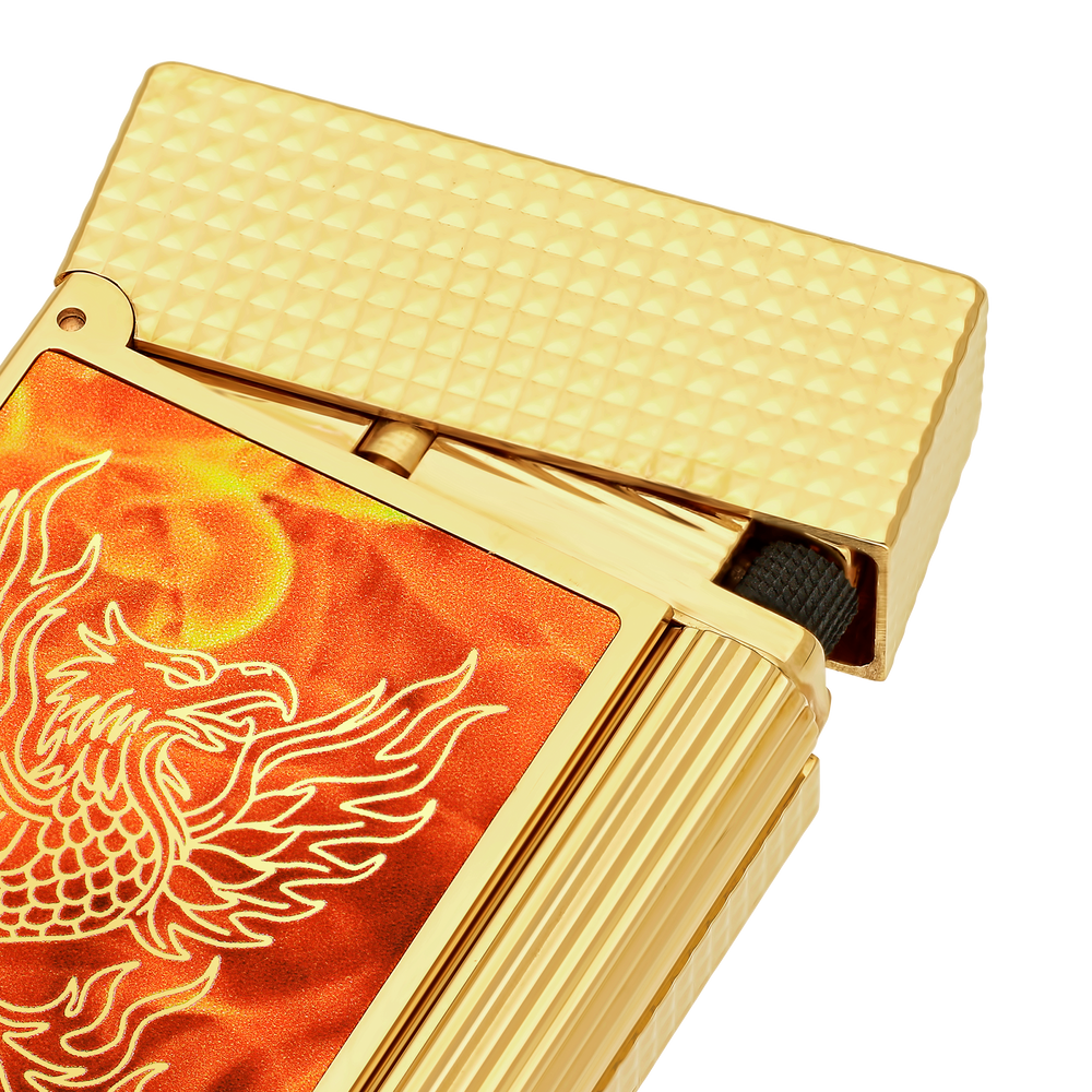S.T. Dupont Line 2 85th Anniversary Gold Lighter view 2