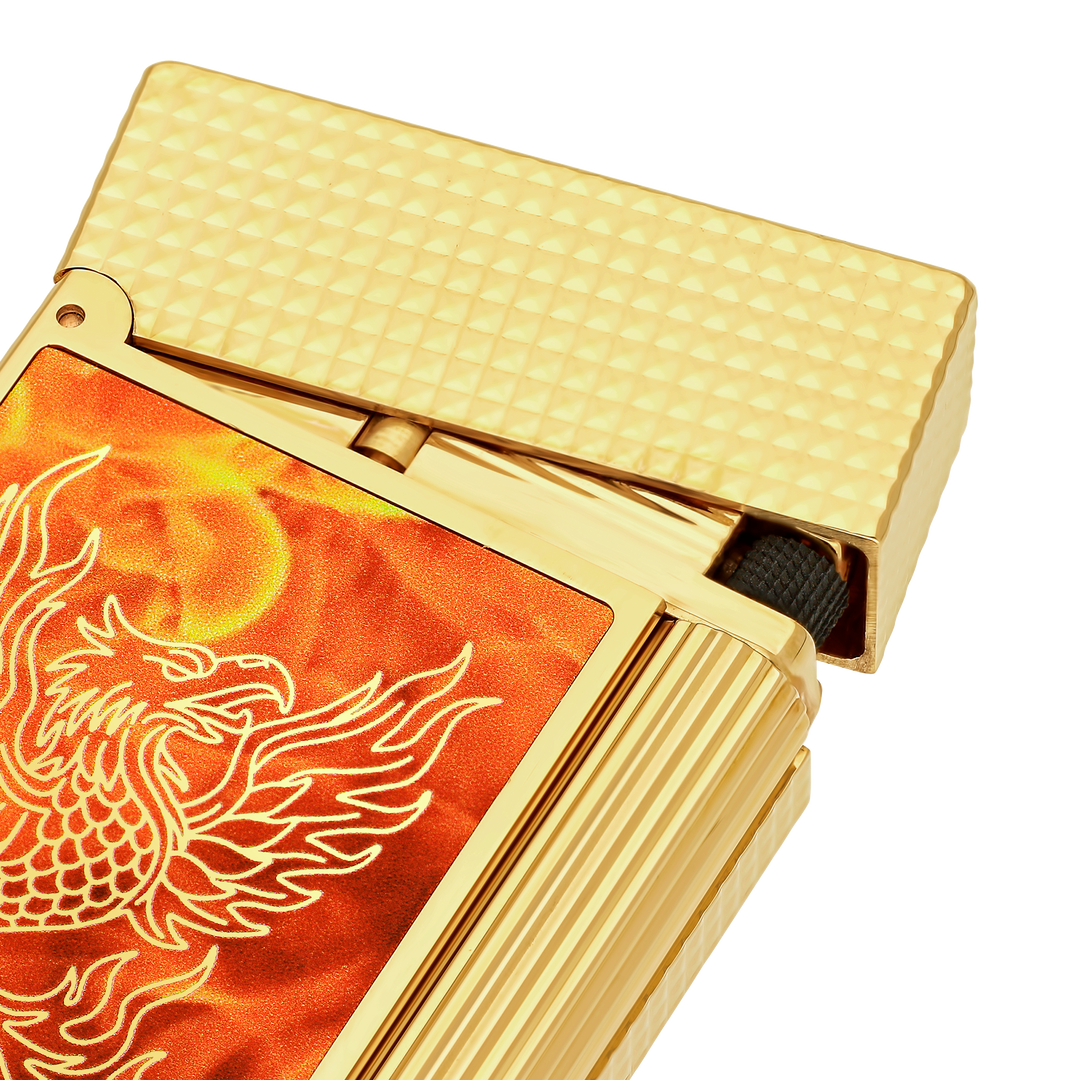 S.T. Dupont Line 2 85th Anniversary Gold Lighter view 2
