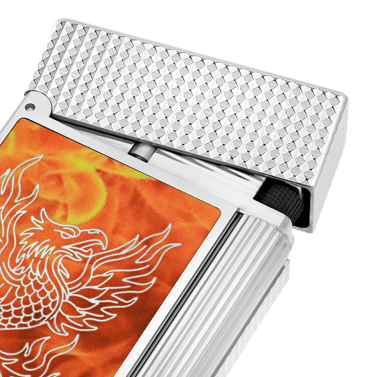 S.T. Dupont Line 2 85th Anniversary Palladium Lighter view 2