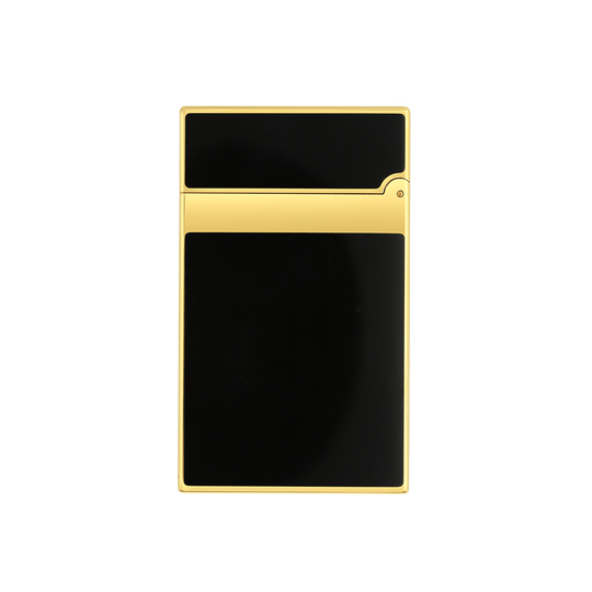 S.T. Dupont Line 2 Black Lacquer & Yellow Gold Lighter 3