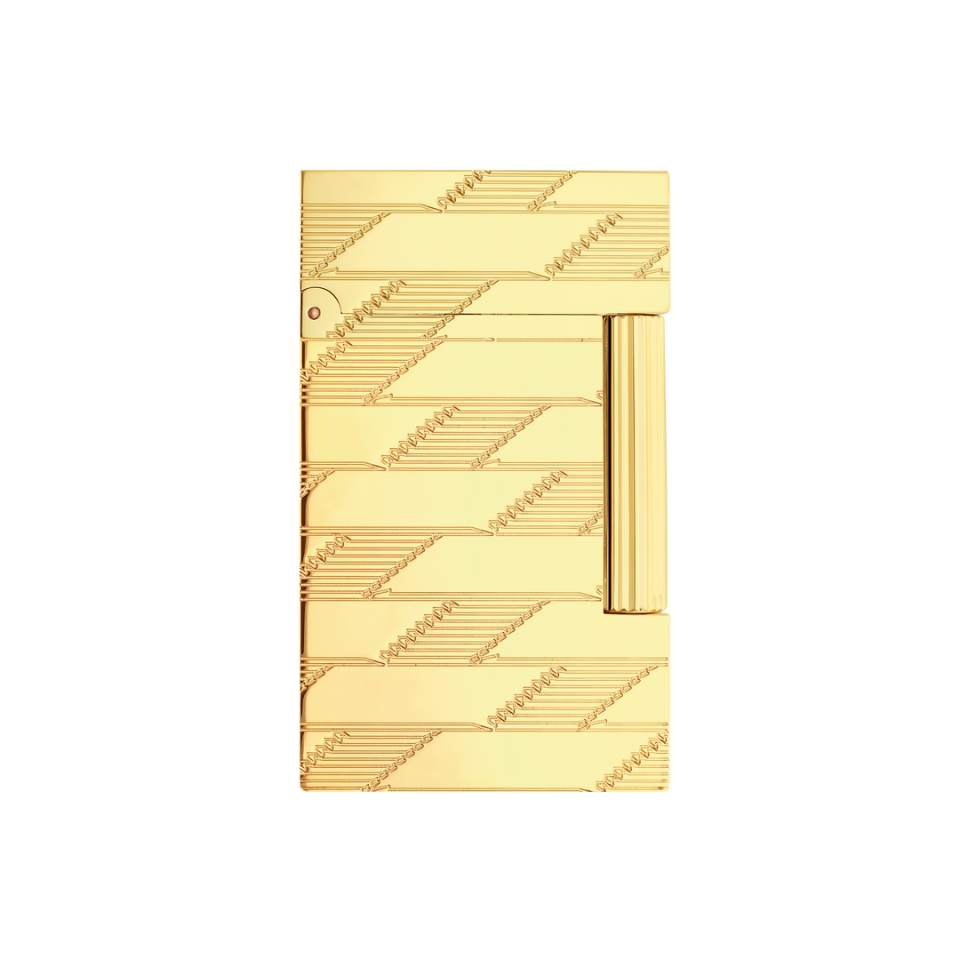S.T. Dupont Line 2 Cling 1872 Yellow Gold Lighter