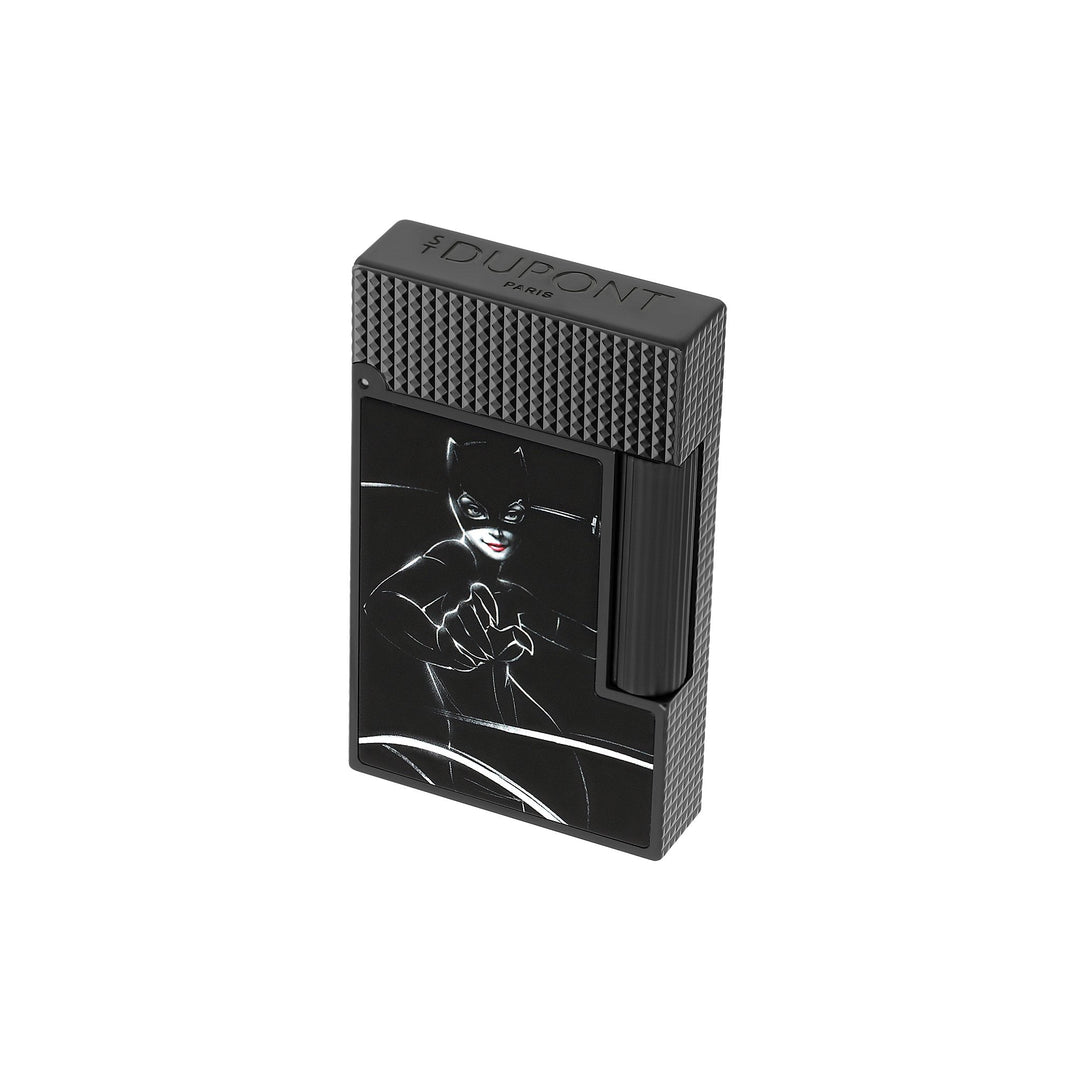 S.T. Dupont Line 2 Cling DC Comics Catwoman Black Lighter 3