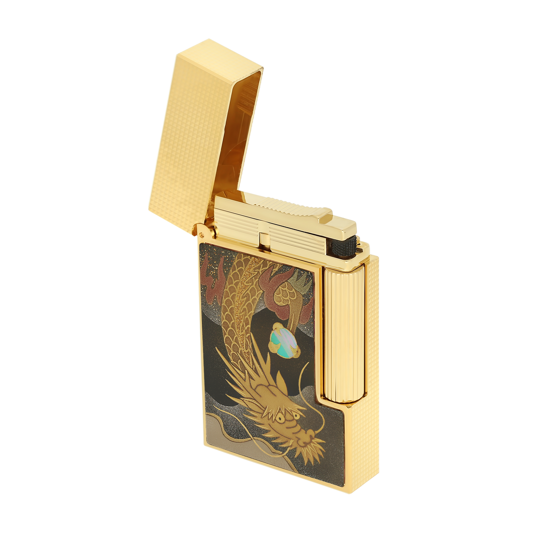 S.T. Dupont Line 2 Cling Maki-e Dragon Lighter | Cigar Inc.