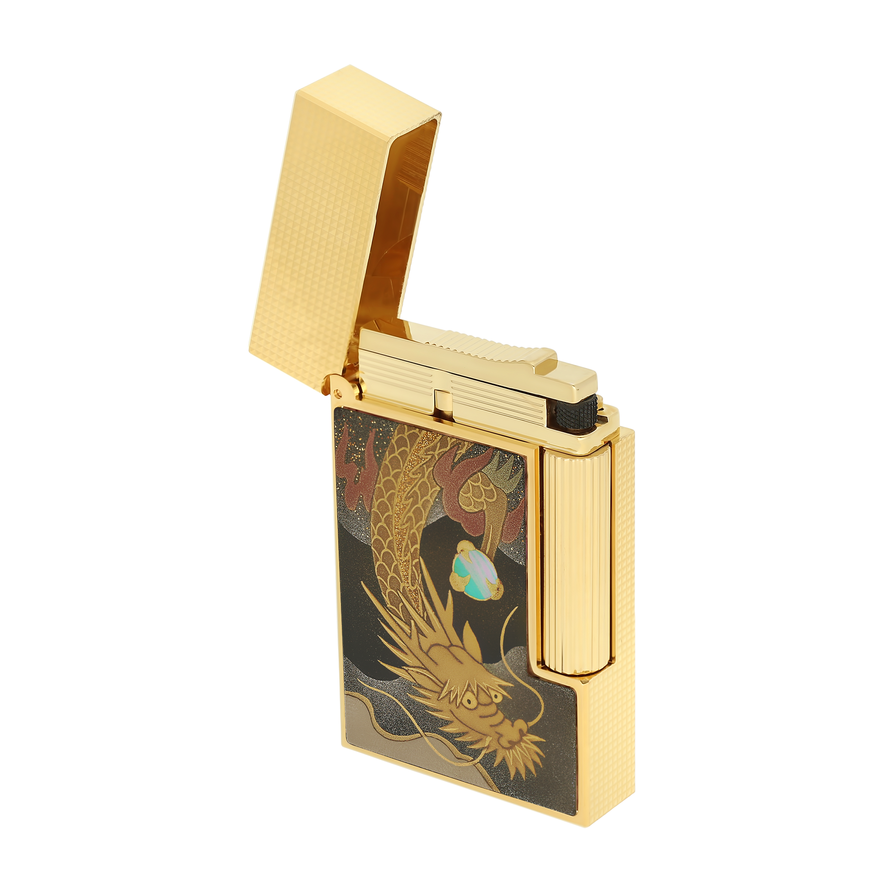 S.T. Dupont Line 2 Cling Maki-e Dragon Lighter | Cigar Inc.