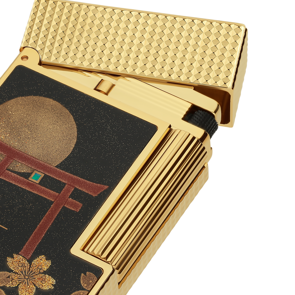 S.T. Dupont Line 2 Cling Maki-e Fugaku Lighter 2