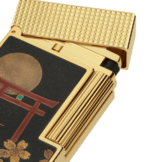 S.T. Dupont Line 2 Cling Maki-e Fugaku Lighter 2