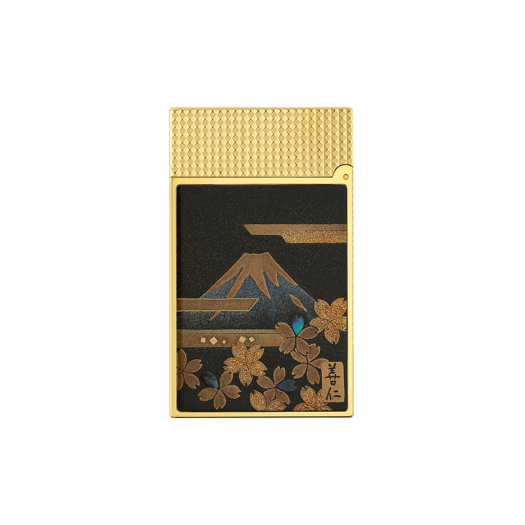 S.T. Dupont Line 2 Cling Maki-e Fugaku Lighter 3